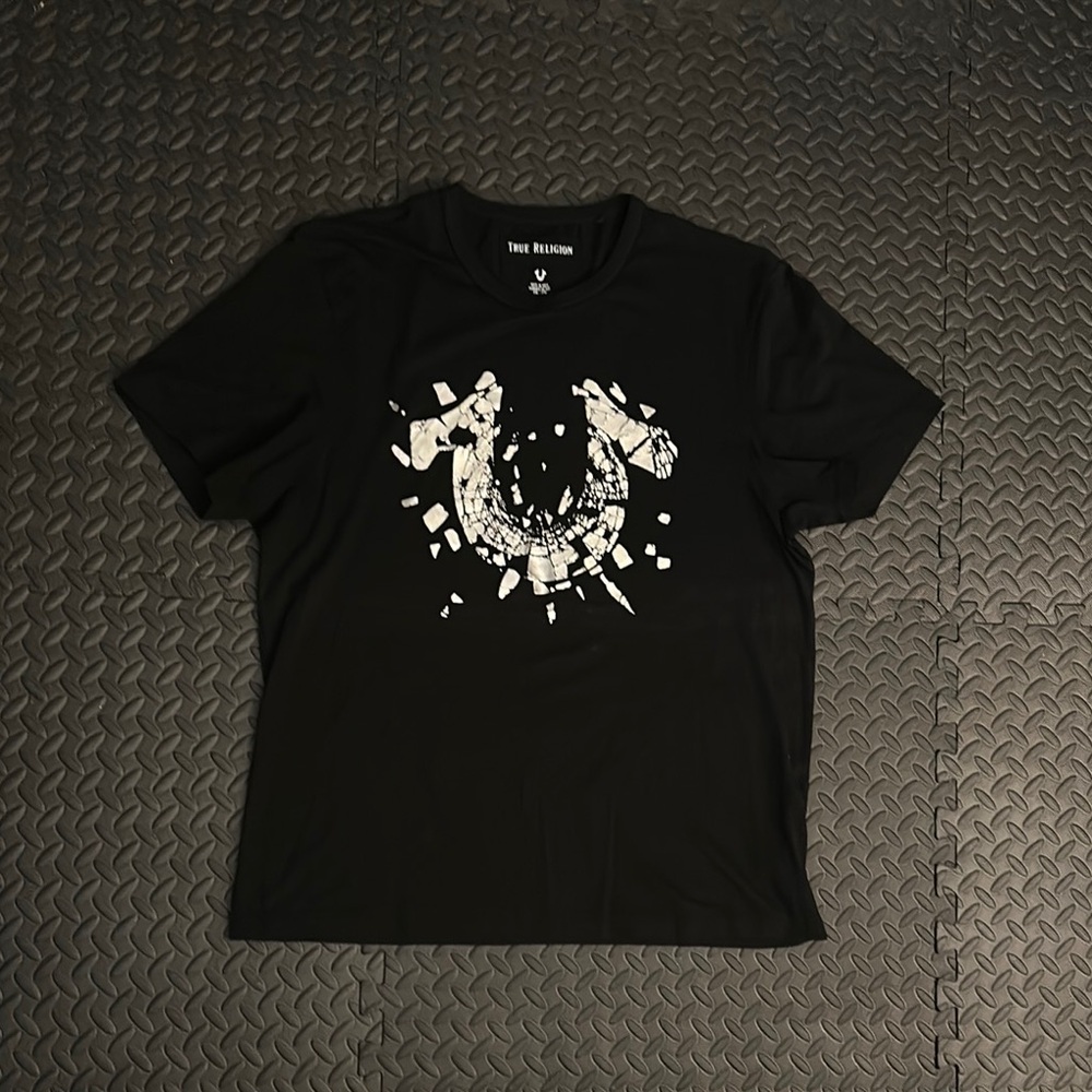 True Religion Black Graphic T-Shirt